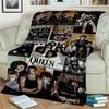 3D Freddie Mercury Queen-Rock-Band deken, zachte deken voor thuis, slaapkamer, bed, bank, picknick, reizen, kantoor, deken, kinderen