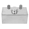 Bouteille de lave-glace en aluminium 2L Polie Réservoir de pulvérisation d'intercooler Pièces de voiture universelles