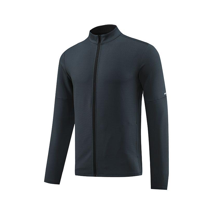 Herren Leichte Schnelltrocknende Sportjacke: Cardigan mit durchgehendem Reißverschluss für Laufen, Fitness und Training