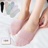 1 Pair of Women's Punching Design Fake Socks