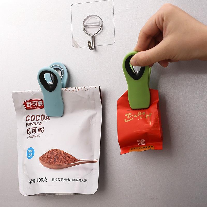 Fridge Magnet Clip For Household Snacks, Moisture-proof Sealing Clip, Simple Food-grade Plastic Bag Sealing Clip