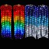 Silk LED Fan Veil Performance Props Universal Belly Dancing Accessories  Stage Performance