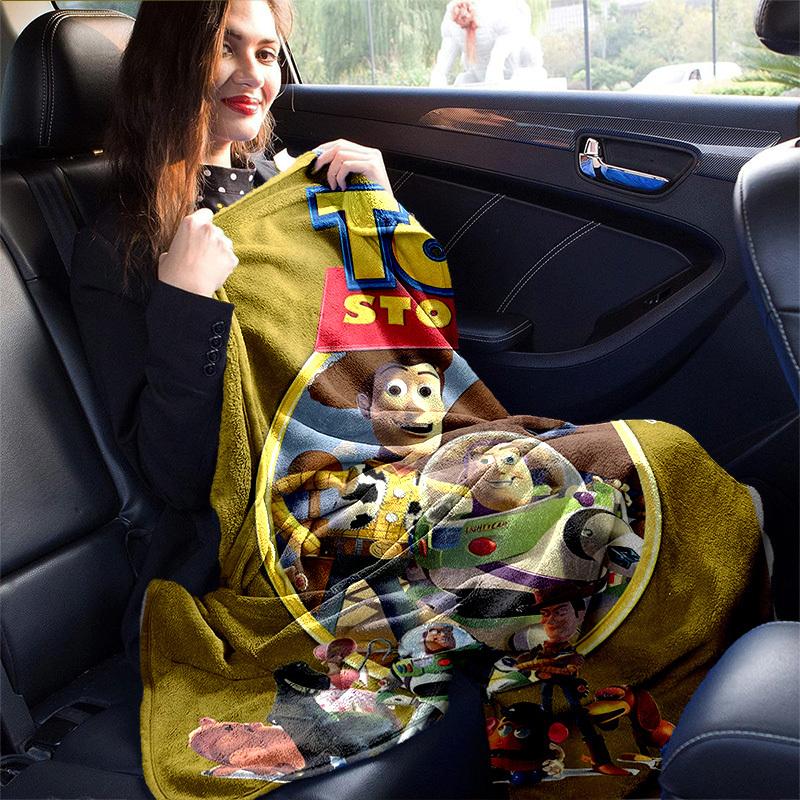 1pc, Cozy Toy Story Home Decor Blanket: Perfect Gift for Bedroom, Living Room, Travel, Camping, Car