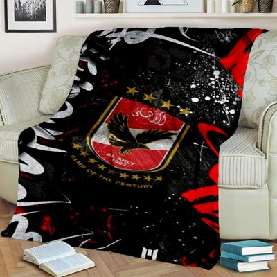 Ahly Football Club Printed Throws Blanket Soft Flannel Blankets for Couch Bed Gifts for Men Women Picnic Blanket Christmas Gifts