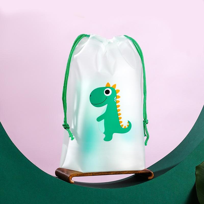 3PCS Cartoon Drawstring Bag Waterproof Travel Shoes Clothes Underwear Storage Bag Organizer Cute Wash Cosmetic Packaging Bag
