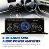 12v Mini Audio Amplifiers For Car Digital Sound Amplifier For Home Car Channel 2.0 Power Amp Support Treble Bass Aux Input