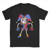Camiseta de Algodón para Hombre Pomni El Increíble Circo Digital Ropa Informal Manga Corta Cuello Redondo Camiseta Regalo de Cumpleaños Camisetas...