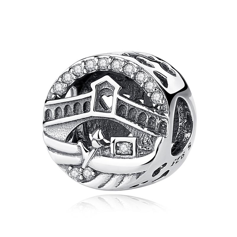 Original Copper Charms Camera Suitcase London Bus Love Beads Fit Brand Bracelets Necklaces Jewelry For Women