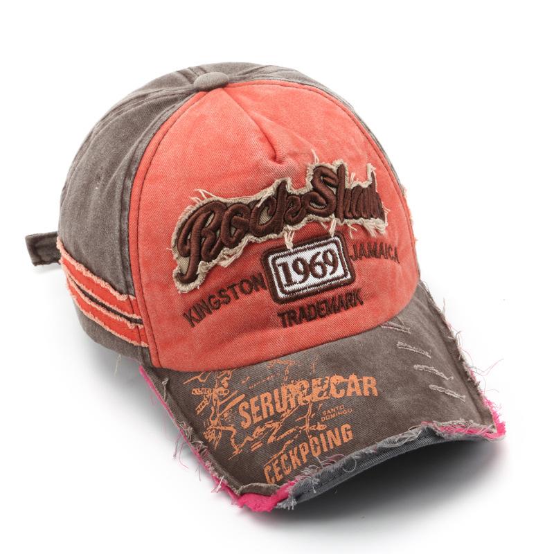 Unisex Retro Solhatt Streetwear Justerbar Lue Menns Vintage Baseballcaps Kvinners Utendørshatt