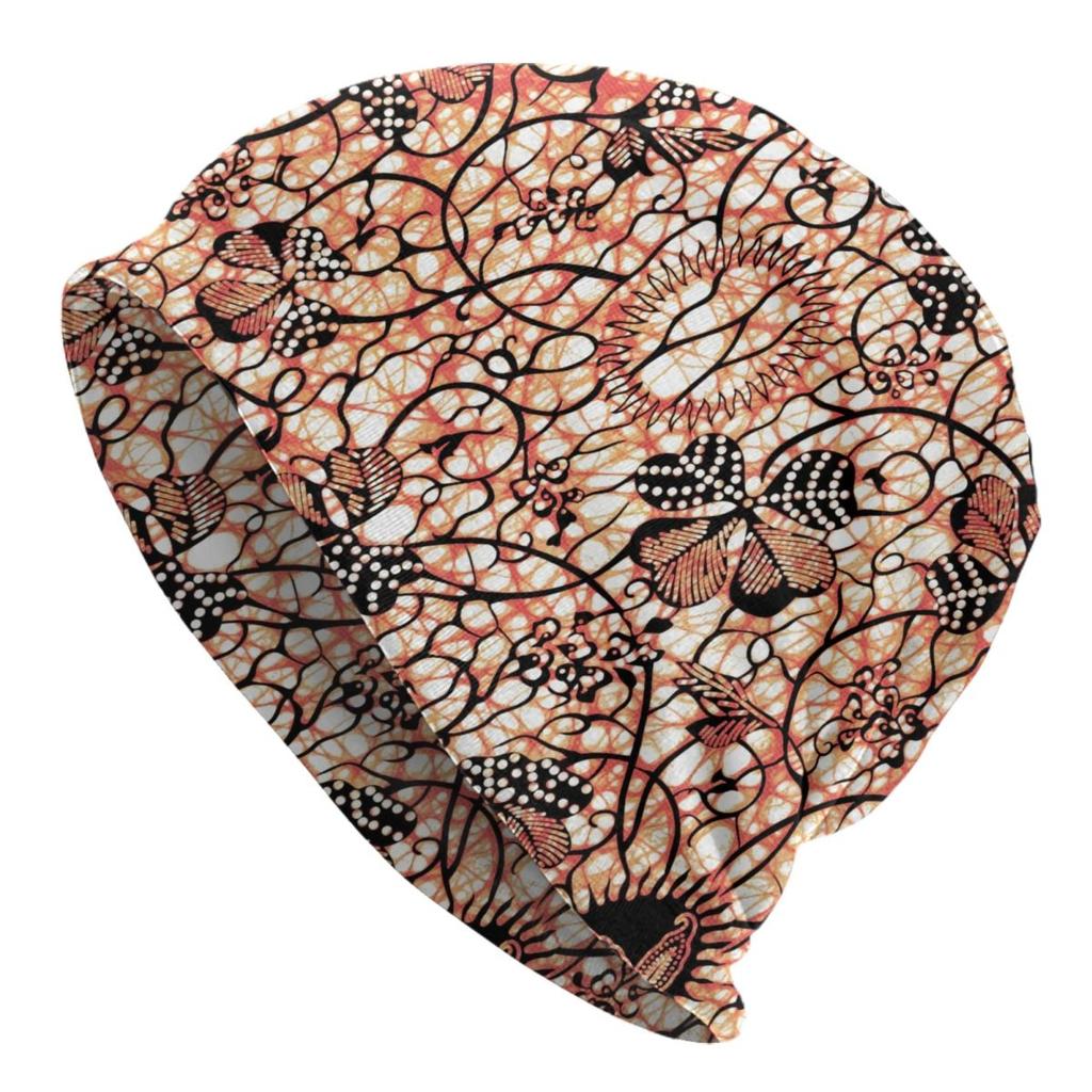 Custom African Ethnic Tribal Ankara Pattern Beanie Cap Unisex Winter Warm Bonnet Homme Knitting Hats Skullies Beanies Hats