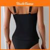 Classic Black Pushup Swimsuit With Waist Control For Water Sports Women