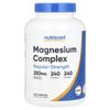 Magnesium Complex, Regular Strength, 250 Mg, 240 Capsules