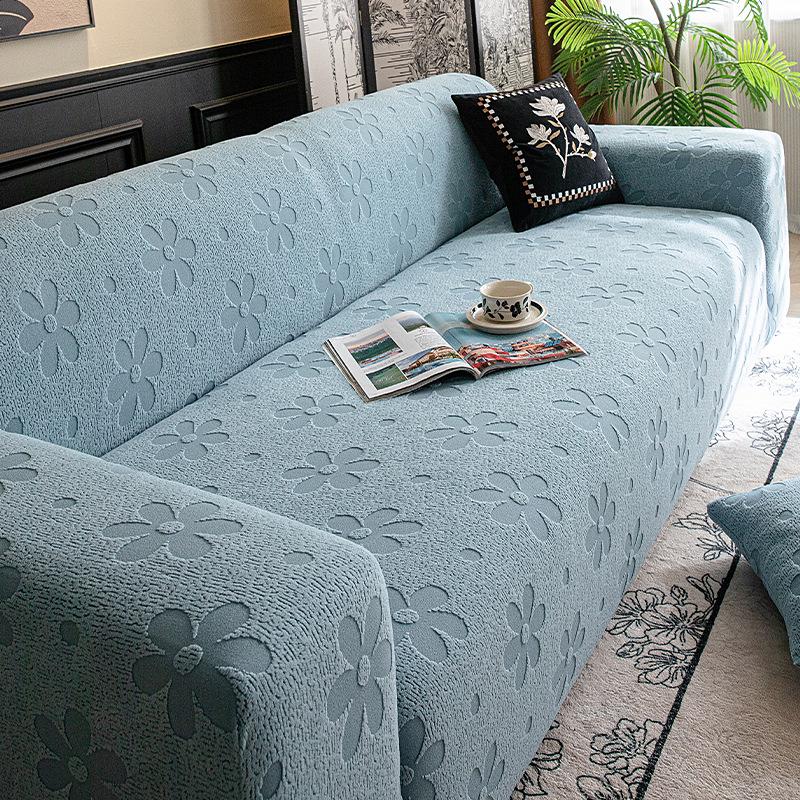 Simple Solid Color Sofa Cover All Inclusive Sofa Cover All Season Universal Sofa Covers Four Seater Couch Covers