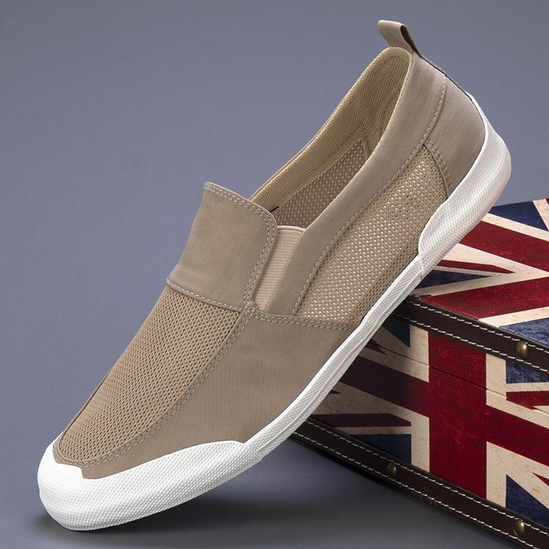 New Summer Mens Canvas Shoes Versatile Breathable and Light Casual Shoes for Mens Shoes Old Beijing Cloth Shoes