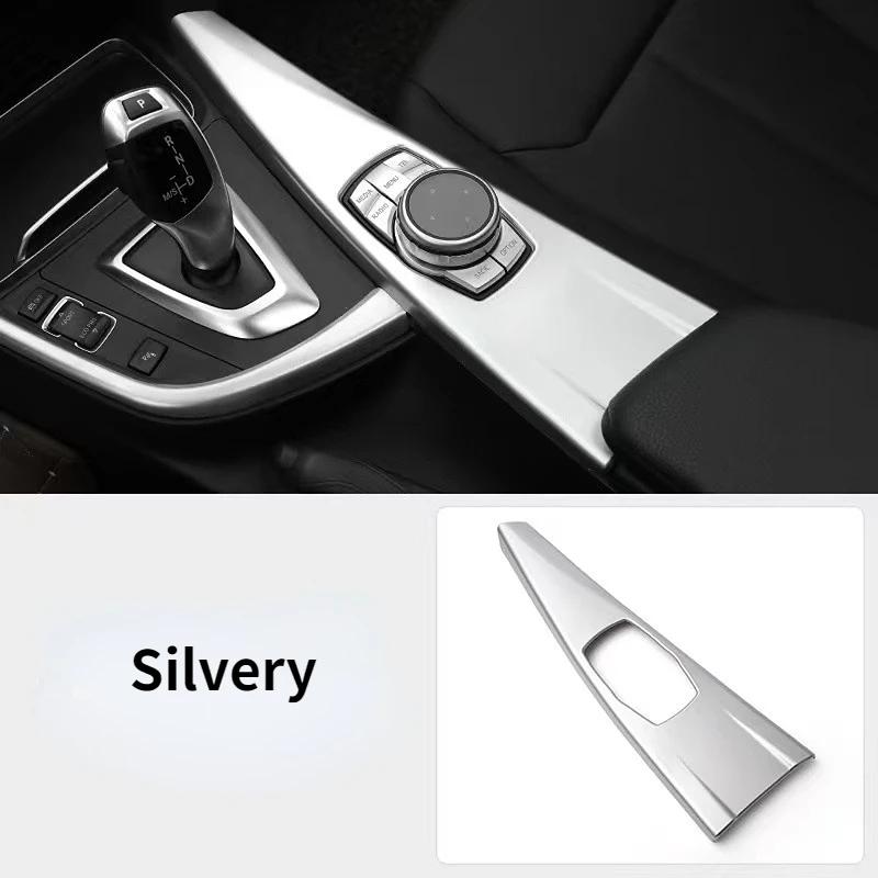 Car Interior Multimedia Panel Cover Trim For BMW 3 Series F30 F34 4 Series F33 F36 2013 2014 2015 2016 2017 Carbon Fiber