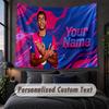 Custom Name Text Tapestry,Lamine Yamal Decorative Wall Hanging, Background Tapestry For Home Bedroom