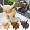 Creative - Cattle Flowerpot Statue Resin Handicraft Ornaments Home Garden Garden Study Ornaments