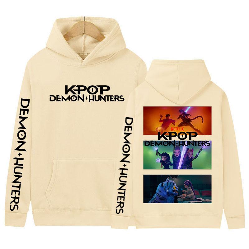 K-pop Demon Hunters 2025 Movie Merch Hoody Men Women Fashion High Quality Fleece Sweatshirt Casual Oversized Long Sleeve Hoodies