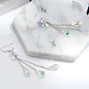 Bluelans Earrings Tassel Hook Multicolor Chain Long Earrings Drop Dangle Women