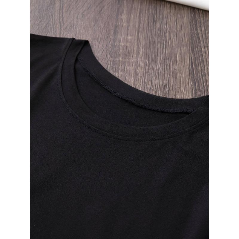 European Size Women's Casual Short Sleeve T-Shirt - Keep Smile Happy Floral Joyful Face Print, Soft & Comfortable Relaxed Fit