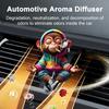 Car Air Freshener Clips Cute Monkey Acrylic Car Vent Clip with Fragrance Sponge 2D Air Conditioner Clip Decor for Dashboard Novelty Gift for Car