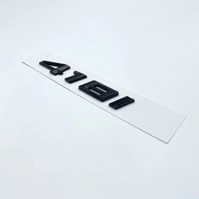 New Numbers Letters 420i 428i 430i 435i 440i ABS Emblem for BMW 4 Series F32 F33 F36 G22 G23 Car Trunk Nameplate Logo Sticker