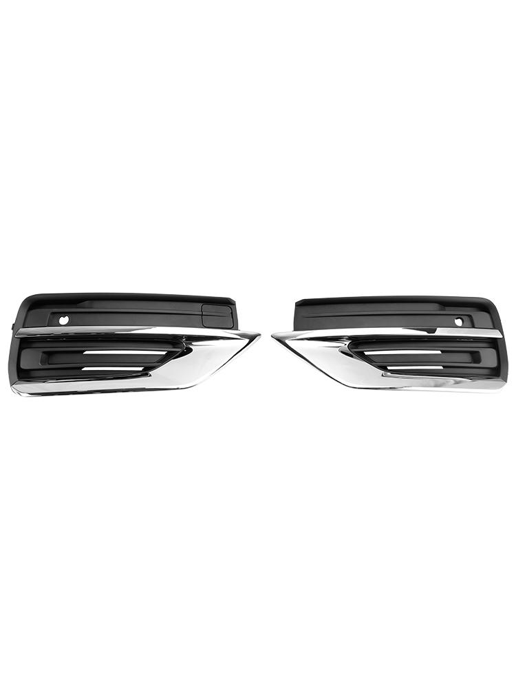 2PCS Front Bumper Fog Light Grille Fog Lamp Grille Fit Volvo XC90 2021-2024