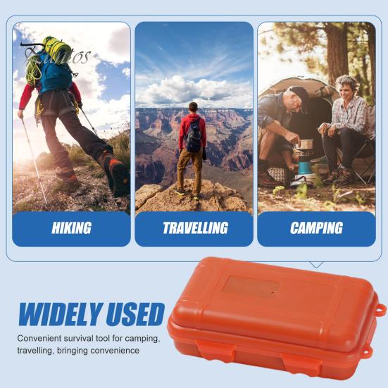 Outdoor Waterproof Airtight Shockproof Storage Box Large Capacity Compact Size Portable Survival Container Carry Box