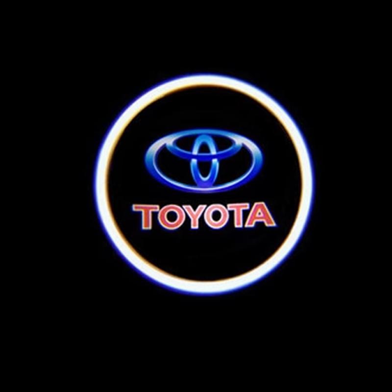 2PCS for Toyota Corolla 2007-2020, LED Door Welcome Light Projector Shadow Light, Ground Light, Door Warning Light