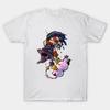 2026 New Fashion Digimon Gabumon Evolution Pure Cotton Summer Casual T-shirt Men and Women's Short Sleeved Parent-child T-shirt