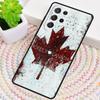 Canada Flag Maple Leaf Red Phone Case for Samsung Galaxy Note 10 Pro S26 Ultra S23 S24 FE S25 S21 S22 PLUS Shockproof Cove