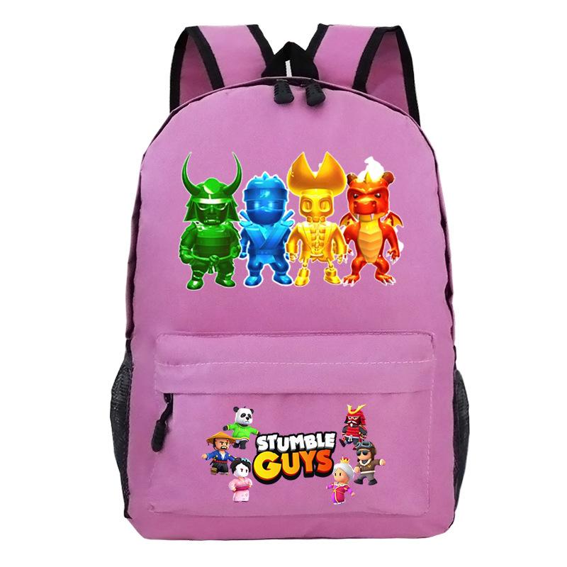 Game Collision Party Peripheral Printed Backpack Children'S Casual Backpack