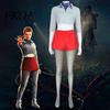 Polyester Cosplay Set 1 Eleven Costumes Women Top Scarf Shorts Pantyhose Costume Halloween Outfits for Girls Parties Fan Gatherings Photo Shoots
