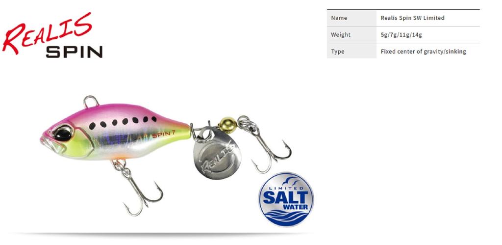 DUO Realis Spin 35mm 7 Grams Spinner Bait Lure CCC0682 (9809)