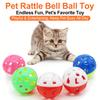 Cat Bell Toys: Interactive Balls for Playful Kittens, Plastic Pet Toys for Kittens