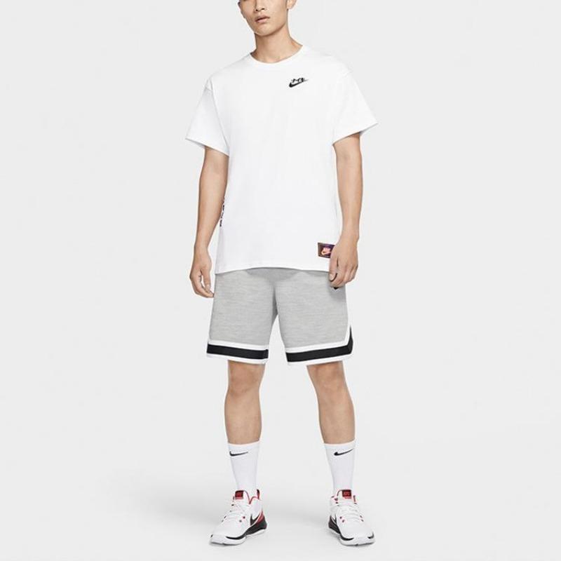 Nike KMA 2.0 Earths Strongest Print Crewneck Pullover T-Shirt Men Tops White CV1088-100