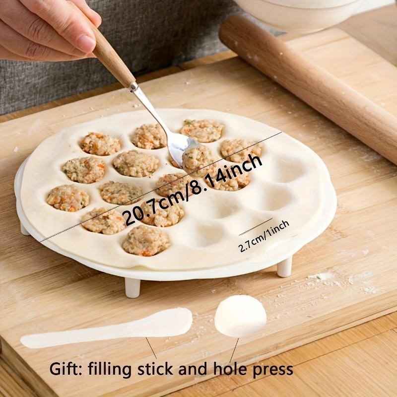1 stk - Enkel kinesisk dumplingsform, Kjøkken deigpresse, Ravioli-lagingsform, Bakverkverktøy-gadgets