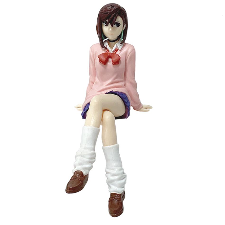New Anime Dandadan Ayase Momo Shiratori Aira Sitting Posture S.H.Figuarts Transformed Assembly PVC Action Figures Figure Toy Gift