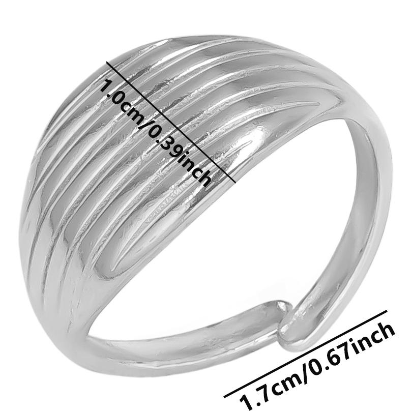 1/5pcs Silver Color Snake Beads Round Heart Stainless Steel Rings For Women Men Accessories Vintage Jewelry Finger Ring Anillos