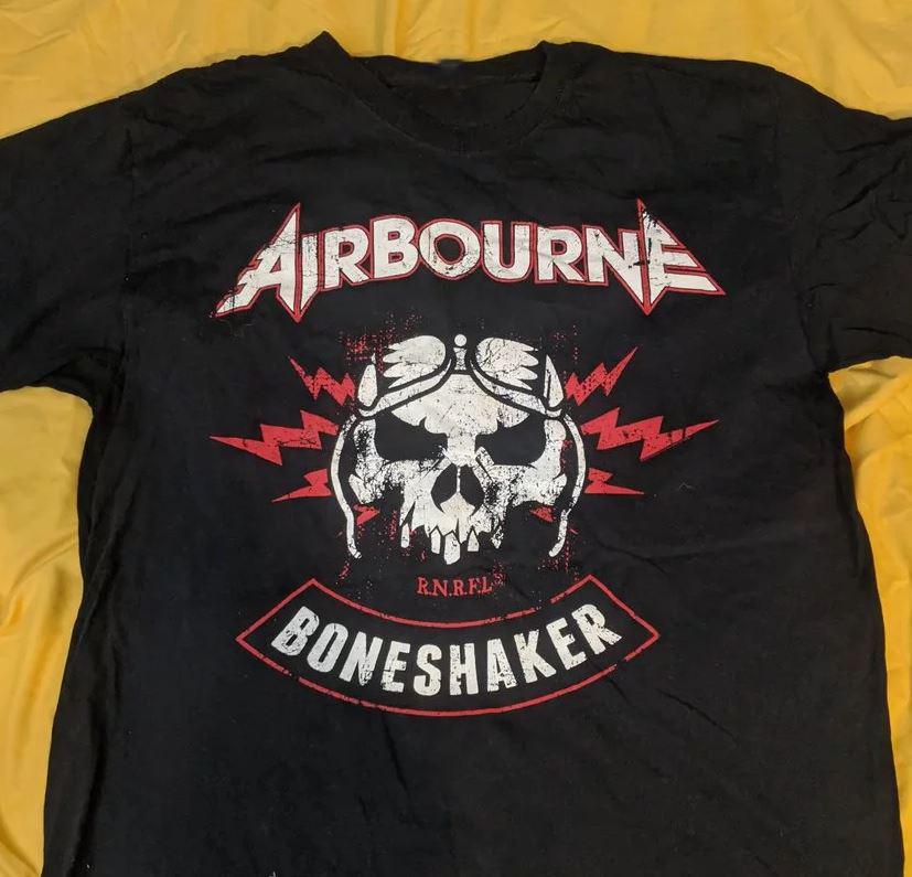 Boneshaker Airbourne Band Unisex T-Shirt Full Size S To 5XL CS0092