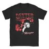 Dexter Morgan Movie TShirt Summer Crime TV Drama TShirts Mens Cotton O Neck Oversize Clothes Short Sleeve Streetwear Tops