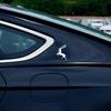 Stylish Emblem Sticker Electroplating Removable Ornamental