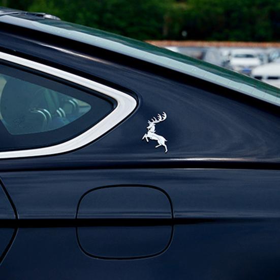 Stylish Emblem Sticker Electroplating Removable Ornamental