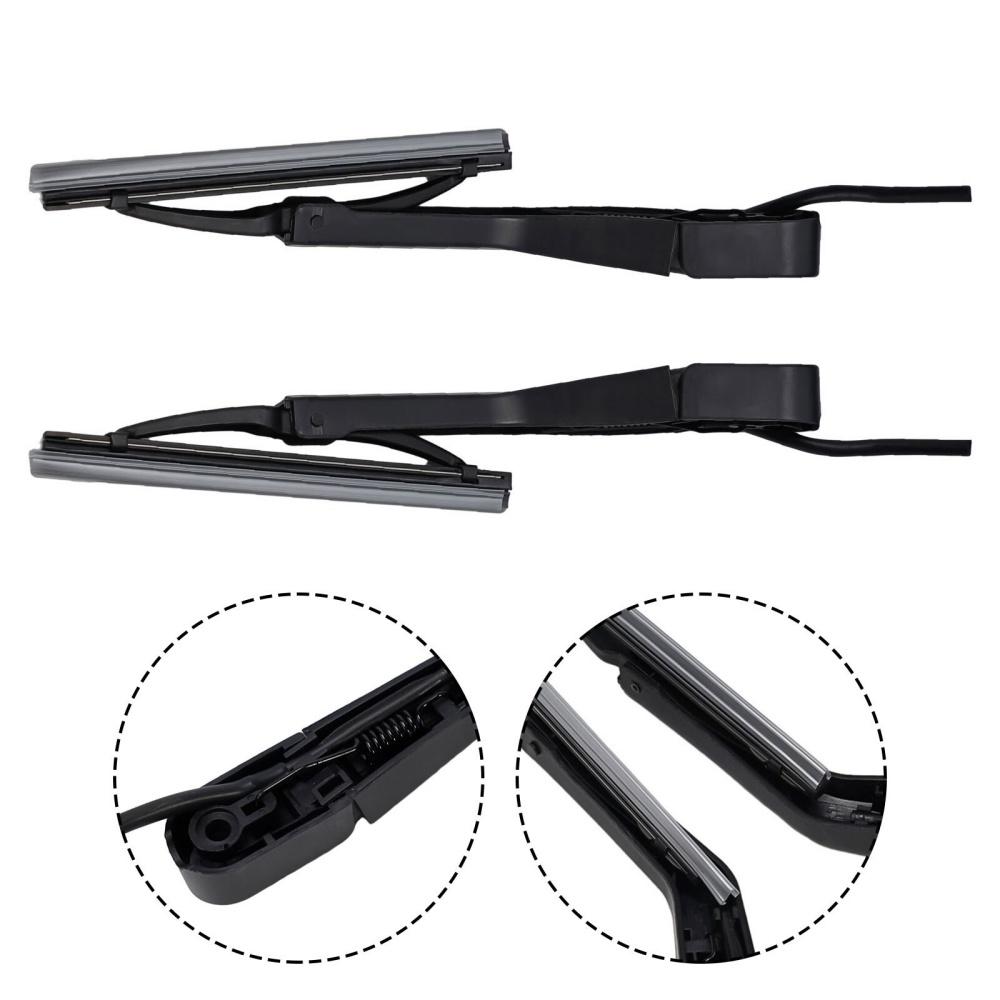 Headlight Wiper Set Left & Right For Mercedes-Benz W126 A1268204544 A1268204644