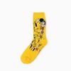 1 Paar Herbst Winter Retro Herren Socken Paar Socken Neu Kunst Van Gogh Wandgemälde Weltberühmte Ölgemälde Serie Lustige Socken