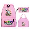 Game Dandy'S World Around Personalized Print Student Bag Casual Pencil Bag Lunch Bag