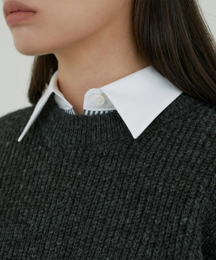 OCTETTE Mohair Sweater - Charcoal