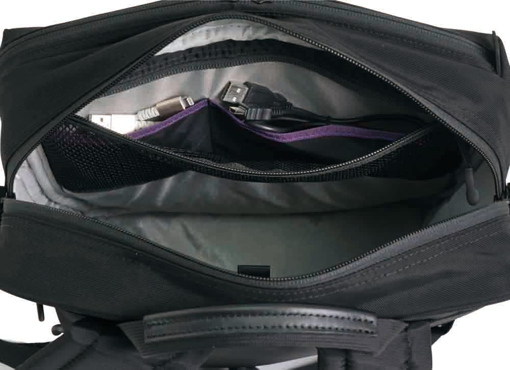 5416BK City Well Organized Est 2 [Manhattan Passage] Rucksack, (Schwarz)
