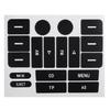 Car Radio Switchs Button Repair Decals Sticker Trim Fit for Golf MK5 Accessories