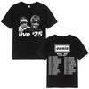 British Rock Band OOasis Live 25 Tour TShirts Mens Women Casual ONeck Short Sleeve T Shirts Fans Gift Fashion Unisex Tshirt